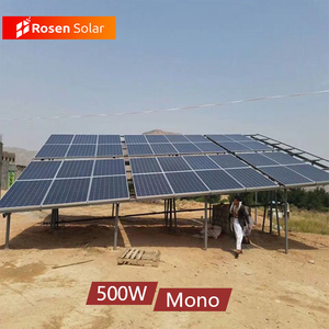 Rosen Único Monocristalino Mono 500 watts 550w 600w 700 W 450 Watts Painel <span class=keywords><strong>Solar</strong></span> Preço Índia <span class=keywords><strong>12v</strong></span> 48v - Product Image 6