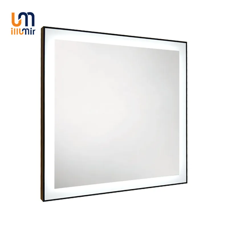 Ul etl ce hotel salão de beleza de alumínio, moldura personalizada, decoração, chuveiro, banheiro, retroiluminado, led, espelho iluminado