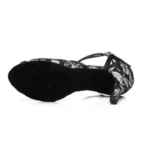 फैशन फीता साटन + साटन बॉलरूम नृत्य जूते L331 थोक - Product Image 4