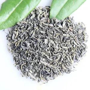 OEMの利点高品質の炒めた健康中国Chunmee緑茶4011