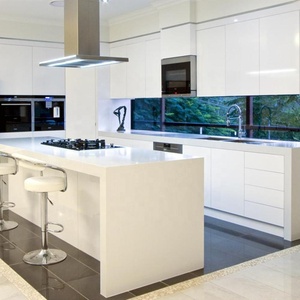 Vermonhouzz-1 Juego <span class=keywords><strong>de</strong></span> gabinetes <span class=keywords><strong>de</strong></span> cocina modernos populares en forma <span class=keywords><strong>de</strong></span> I, diseño <span class=keywords><strong>de</strong></span> laca <span class=keywords><strong>de</strong></span> alto brillo - Product Image 6