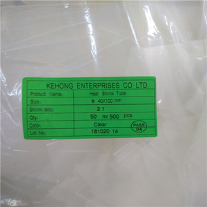 Vente chaude Tube thermorétractable transparent clair <span class=keywords><strong>Manchon</strong></span> de câble thermorétractable avec revêtement adhésif - Product Image 6