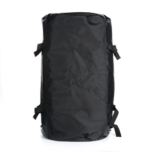 Sac de voyage pliable et imperméable de luxe noir pour le sport et l'extérieur, disponible en plusieurs tailles : 42L, 70L, 100L, 120L - Product Image 3