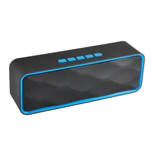 Mode Oplaadbare Custom Goedkope Sound Microfoon Fm Radio Kleine Draagbare Mini Draadloze Bluetooth Speaker