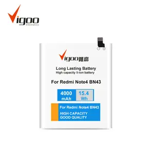 Padrão de lítio-íon bateria do telefone móvel bateria Para Redmi Note4X BN43