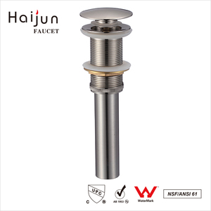 Assembly Stopper Vessel <strong>Sink</strong> Brass Chrome <strong>Sink</strong> <strong>Drain</strong> <strong>Without</strong> <strong>Overflow</strong> Bathroom <strong>Pop</strong> <strong>up</strong> <strong>Drain</strong> - Product Image 6