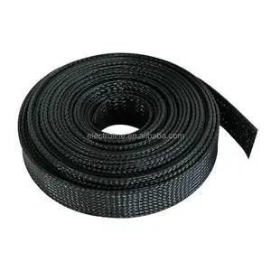 High Quality 1/8 Inch PET Braided Steel Wire Braided Sleeve That Can Be Expanded For Winding Protection