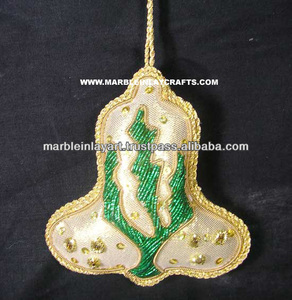 Adorno Navideño Colgante para Árbol de Navidad con Bordado de Cuentas - Product Image 1
