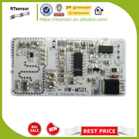 Modul Sensor Gerak Nirkabel Radar Doppler Microwave HW-MS01 Untuk Produk Pencahayaan