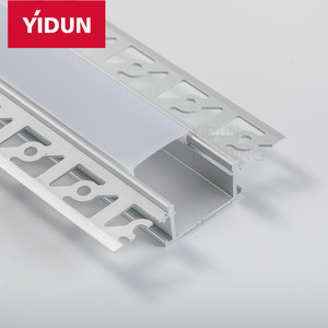 Yidun phong cách độc đáo phụ kiện LED TOCO bảng điều chỉnh khung trong màu đen linh hoạt góc nhôm hồ sơ LED dải phụ kiện chiếu sáng - Product Image 4