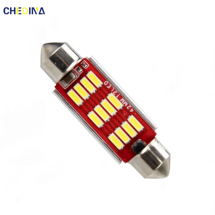 Chedina Festoen 4014 LED Canbus Foutloos Auto Interieur Dome Leeslamp