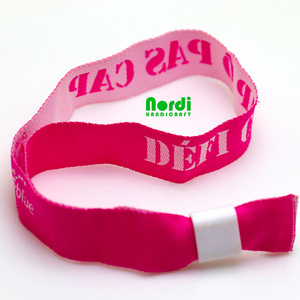 Eco-friendly Custom Festival Fabric Wristband Event Woven <strong>Wrist</strong> <strong>Band</strong> for <strong>Concert</strong> - Product Image 1
