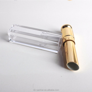 5g cuadrado claro/color de rosa/de oro/plata barras de labios tubo de plástico con UV de revestimiento por pulverización - Product Image 2
