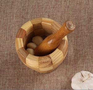 ชุดครกและสากไม้ไผ่ธรรมชาติ ขนาด 10/11/12 ซม. - Product Image 6
