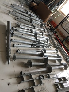 Q235 matériaux bruts de qualité, vis de sol, ancre <span class=keywords><strong>pour</strong></span> clôture, usine chinoise - Product Image 4