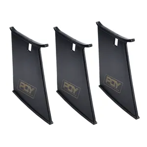 Stabilizzatore di supporto Spoiler ala posteriore per Subaru STi 04-07 con Logo PQY un set di 2 pezzi PQY-WSS01