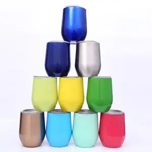 New Style Powder Coated coffee cup water mug Stainless Steel drinking cup