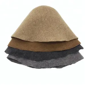 Chapéu de feltro de lã, de alta qualidade, cor misturada, corpo, cone