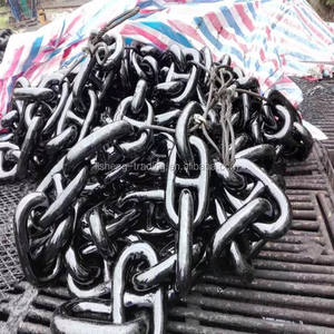 Super September Besar Ukuran 64Mm-210Mm Sertifikat Stud Mooring Rantai Jangkar - Product Image 5