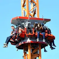 Mini Drop Tower Ride for Kids and Adults, Attractive Top