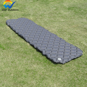 Colchoneta inflable para exteriores GSD, diseño de diamante único, colchón de aire plegable ligero para acampar, almohadilla de dormir ultraligera Compatible - Product Image 3