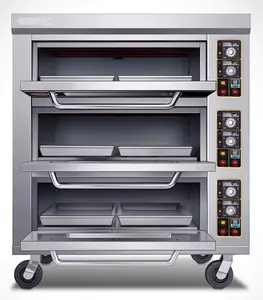 Four électrique industriel résistant d'équipement de cuisine de four de cuisson de pain automatique
