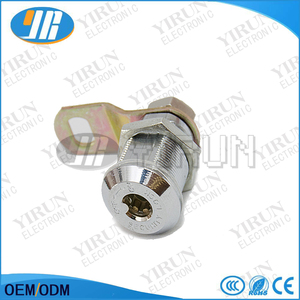 Gabinete de buzón de Metal con llave fundida a presión de aleación de Zinc de seguridad con empujador de monedas Cerradura de puerta de leva tubular - Product Image 5