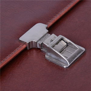 2018 viajes de ordenador portátil de cuero genuino para hombre negocios bolsa maletín - Product Image 6