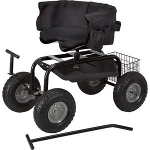 쉬운 변화 turnbars를 가진 호화로운 회전 정원 일 좌석 손수레 - Product Image 2