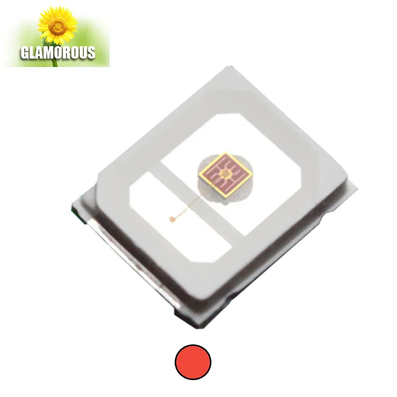 Китайский профессиональный завод, чип epistar с обратным креплением, техническое описание чипа 0,2 Вт 2835, красный свет smd led
