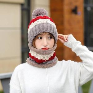 D1459 2019 Thời Trang Nữ Mùa Đông Dày Pom Pom Beanie Mũ Dệt Kim Giản Dị - Product Image 2