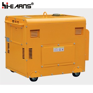 <span class=keywords><strong>5KW</strong></span> 静音型電動空冷式イエローカラーディーゼル発電機、大特価販売中 - Product Image 4
