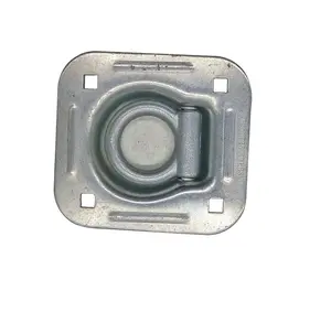 Xe Tải/Xe Móc/Phẳng Recessed Pan Lắp D Nhẫn Heavy Duty Thép Cargo Tie Thăng Trầm, D Vòng Tie-Xuống Neo (Lớn Hình Vuông)