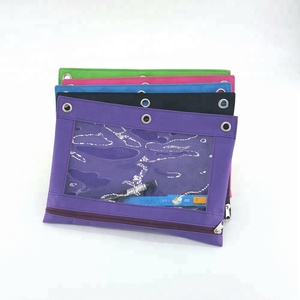 custom design eco-friend 3 ring polyester pouch bag - Product Image 3