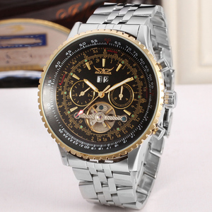 JARAGAR-Reloj de pulsera para hombre, de lujo, automático, mecánico, Tourbillon, masculino - Product Image 2