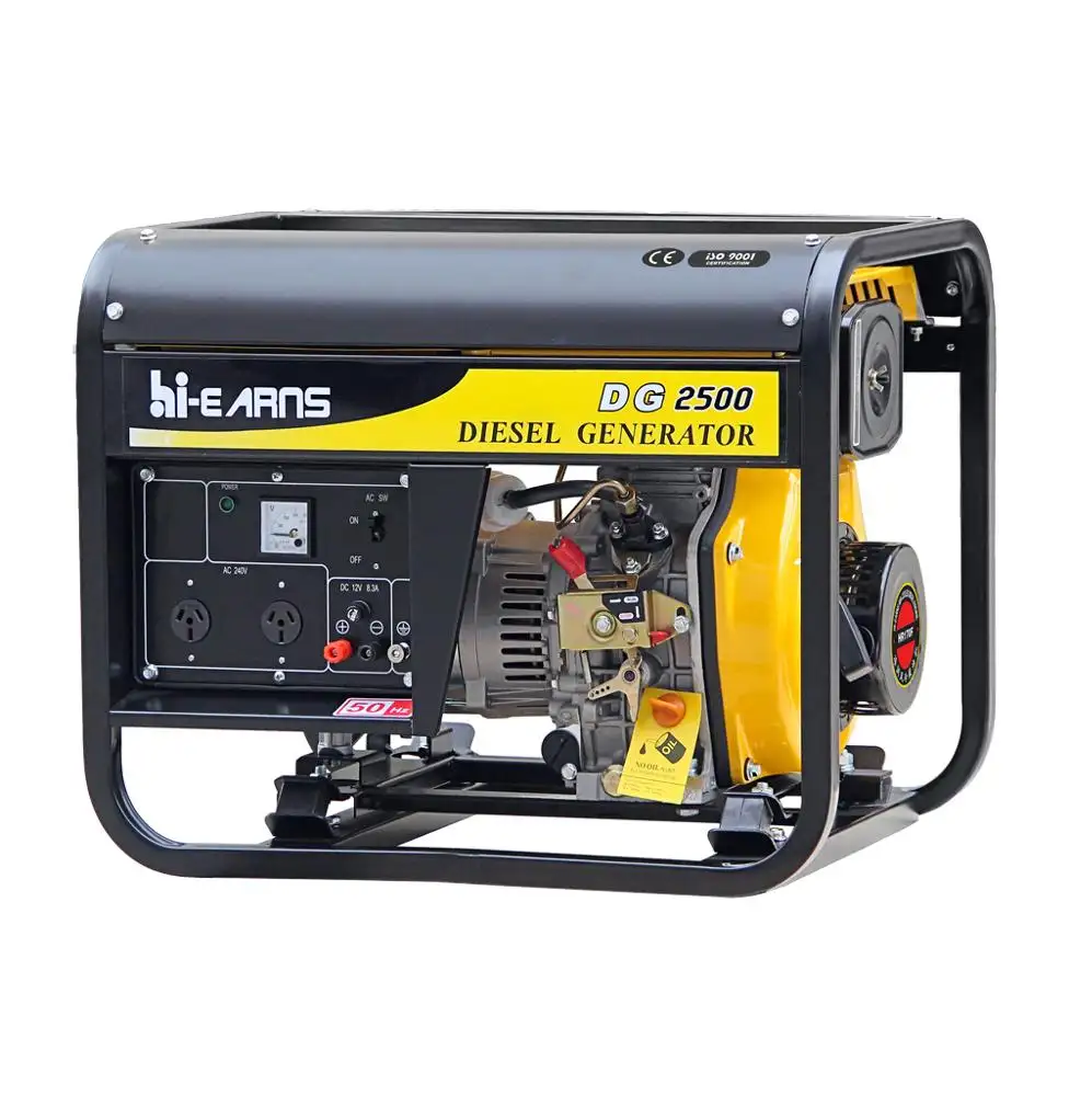 2kva offener Rahmen Typ 2kw Mini Diesel Generator Preis