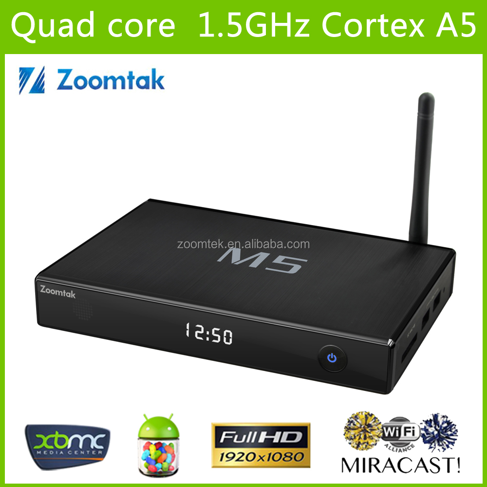 Zoomtak m5 Amlogic S805 quad core Android 4.4 KODI caja