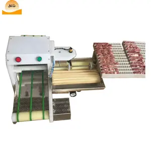 Automatische Souvlaki Fleischs pieß maschine Kebab Satay Spieß herstellungs maschine