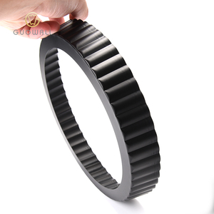 हटाने योग्य नीचे के साथ 22cm काले कार्बन स्टील पाई पैन गैर छड़ी कोटिंग केक ढालना पिज्जा पैन - Product Image 5