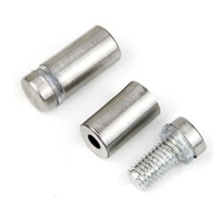 12mm 16mm 19mm 25mm 30mm 40mm de vidrio de acero inoxidable bloque espaciador para mesa de vidrio