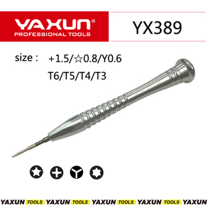 <span class=keywords><strong>Destornillador</strong></span> Único <span class=keywords><strong>YAXUN</strong></span> YX389 para Reparación de Móviles, <span class=keywords><strong>Destornillador</strong></span> Tipo T4, T5, T6, +1.5, Pentalobe 0.8, Triángulo 0.6 - Product Image 1