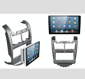 シボレーアベオ2014アップ9インチ用カーダッシュキットフェイシアパネルとカーラジオ設置フレーム - Product Image 1