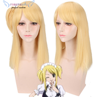 Fairy Tail Lucy Heartfilia Oro diviso cos parrucca