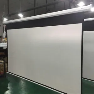 Заводской моторизованный электрический проектор с экраном 150 дюйма 16:9