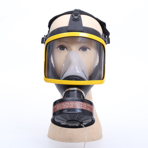 Masker Uap Organik Wajah Penuh <span class=keywords><strong>Gas</strong></span> Respirator Kimia