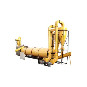 Hot Air Small Scale Biomass Rotary Wood Sawdust Dryer For Sale