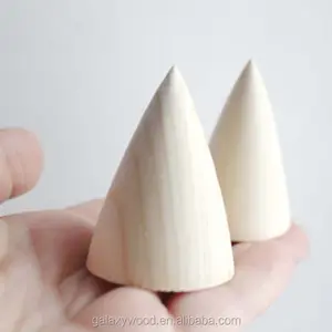 Tùy chỉnh Cone Shape gỗ khối xây dựng đồ chơi