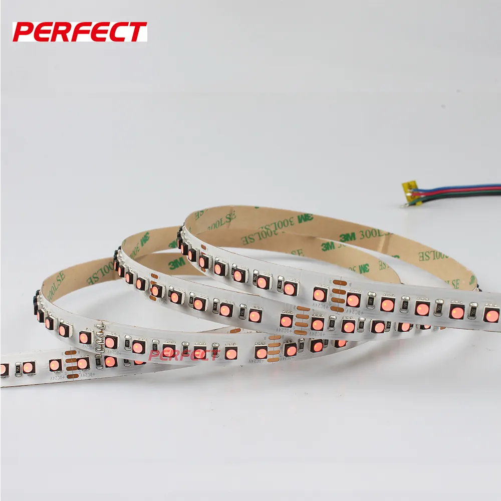 5M SMD3535 3528 5050 4040 4020 RGB 600 Led Waterproof IP65 flexible led Strip light with rgb controller
