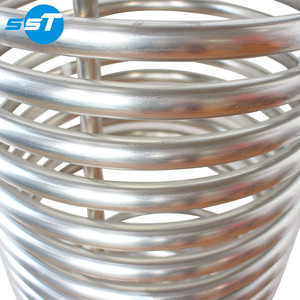 SST tubo scambiatore di calore elicoidale bobina, bobina di acqua scambiatore di calore di disegno - Product Image 3