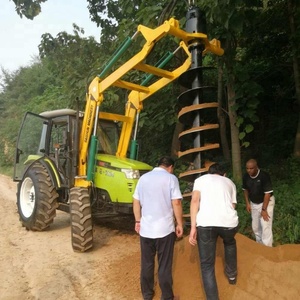 Ad alta Potenza Terra Scavatrice mini annoiato palificazione macchina E <span class=keywords><strong>Pole</strong></span> Foro Coclea Erezione Macchina - Product Image 3